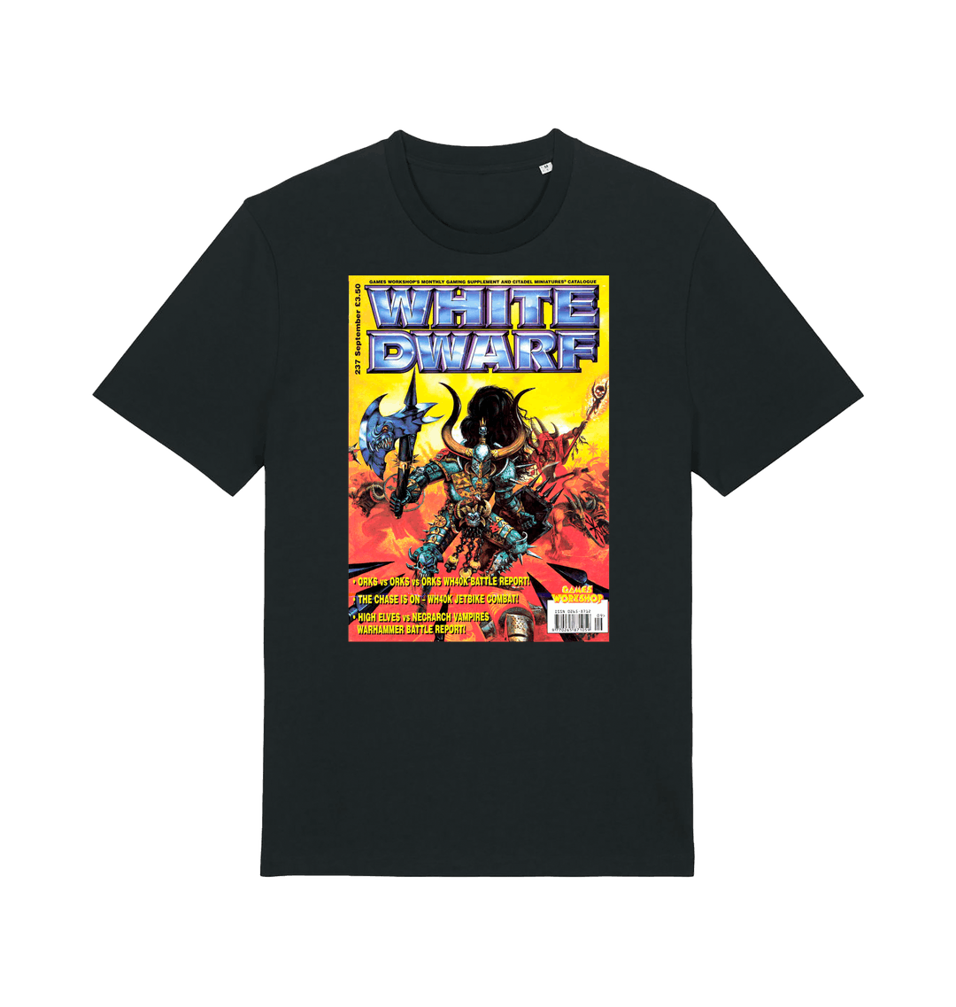 Black Printed T-shirt Front